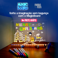 MagicBoard - Quadro Mágico de desenho + 7 canetinhas