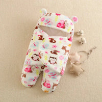 Saco de Dormir do Bebê Ursinho Estampado e Acolchoado