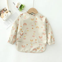 Babador Avental Manga Longa Impermeável