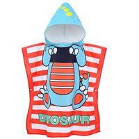 Poncho Infantil Atoalhado Praia com Capuz Menino
