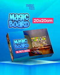 MagicBoard - Quadro Mágico de desenho + 7 canetinhas