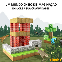 Blocos Magnéticos BLOCKS [+5 Bonecos de BRINDE]