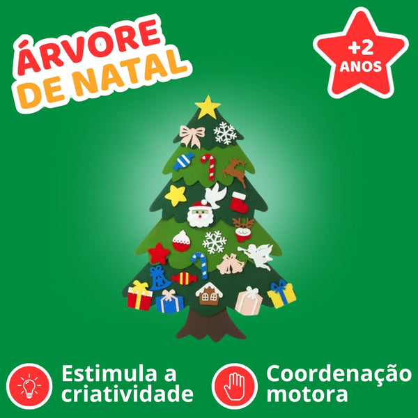 Árvore de Natal para Aprendizado e Diversão com Iluminação