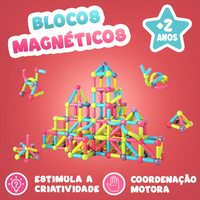 Blocos Magnéticos ForKids | Construções 3D Criativas Para Crianças