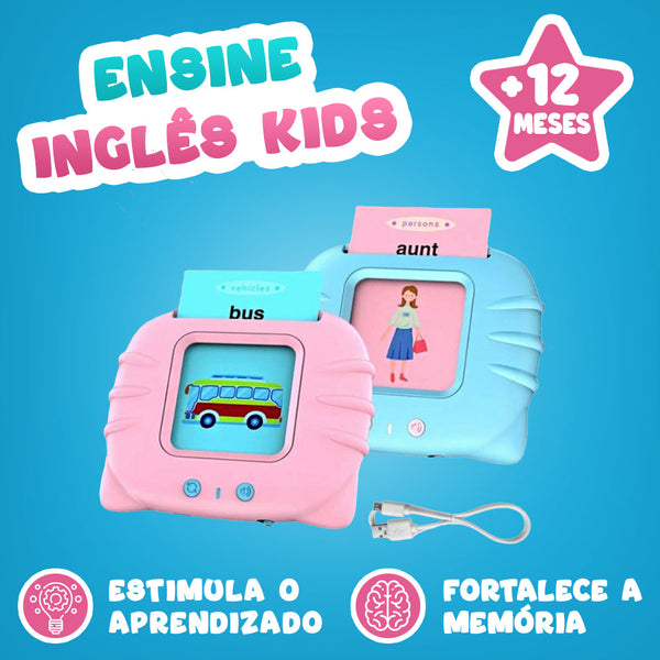 Fale Inglês - Brinquedo Educacional para Aprender Inglês 224 Palavras