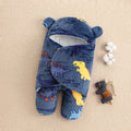 Saco de Dormir do Bebê Ursinho Estampado e Acolchoado