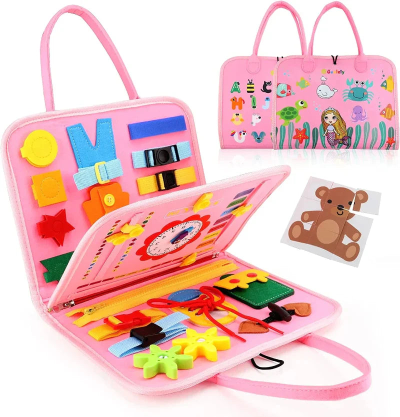 Maleta Sensorial e Educativa Infantil  | Brincadeira e Aprendizado