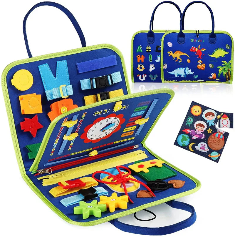 Maleta Sensorial e Educativa Infantil  | Brincadeira e Aprendizado